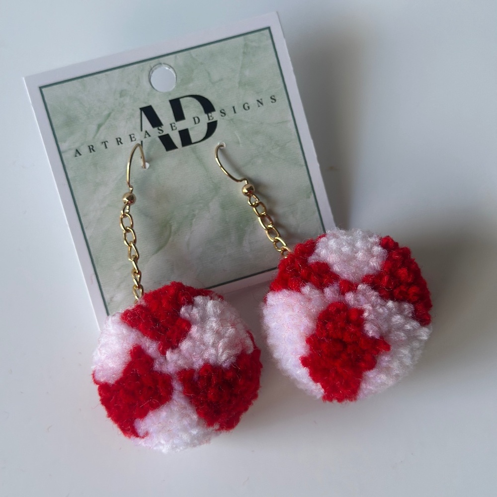 Peppermint Swirl Earrings